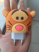 Kit Protetor De Cabo Usb E Capa Carregador Celular Tigrao