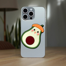 Suporte 3d dedo alça apoio Selfie Celular - Abacate