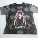 Camiseta Wandinha Esoteric cor preto 100% algodão