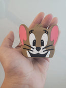 Kit Protetor De Cabo Usb E Capa Carregador Celular Tom  e Jerry