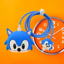 Kit Protetor De Cabo Usb E Capa Carregador Celular Tom jerry   E Sonic