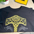 Camiseta 100% Algodão God Of War RAGNAROK Cor Preto