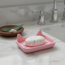 Saboneteira Capivara com Drenagem - Porta Sabonete Divertido Decorativo em Impressao 3D para Banheiro e Cozinha - Rosa