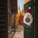 Guirlanda Decorada De Natal  33 cm Papai Noel