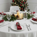 Kit 6 Argolas Guardanapo Marrom Natal Luxo Decoração