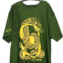 Camiseta Hp Sonserina 23 cor verde musgo 100% algodão