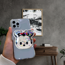 Suporte 3d dedo alça apoio Selfie Celular Minnie Brilho