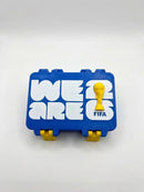 Caixa Porta Figurinhas We Are 26 Copa Do Mundo Fifa Copa Do Mundo Azul
