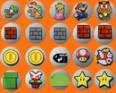 Kit Imãs Geladeira Retro Com 33 Pcs De Clássico Mario