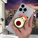 Suporte 3d dedo alça apoio Selfie Celular - Abacate