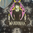 Camiseta Wandinha Esoteric cor preto 100% algodão