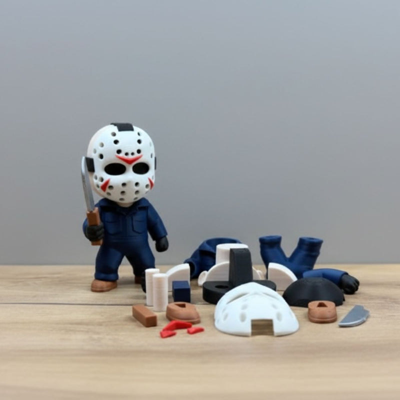Jason Voorhees Miniatura Exclusiva - Coleção Sexta-Feira 13
