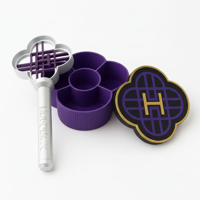 Caixa de Joias + Bastao Huntrix K-pop Guerreiras