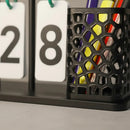 Calendário Permanente Mesa Com Porta Caneta Preta Presente