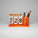Calendário Permanente Mesa Minimalista Escritório Pla Eco
