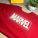 Camiseta Marvel cor vermelho 100% algodão