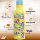 Garrafa Térmica Meninas Super Poderosas  Arco-íris - 500ml