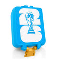 Caixa Media Porta Figurinha Album Copa Do Mundo 2026 Azul Capo Do Mundo Porta Figurinha