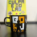 Caneca Dragon Ball Goku Saiyajin Anime Piticas Comix 390 ML