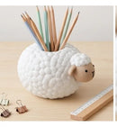 Organizador Multiuso Ovelha Organo  Vaso Decorativo Branco Ovelha