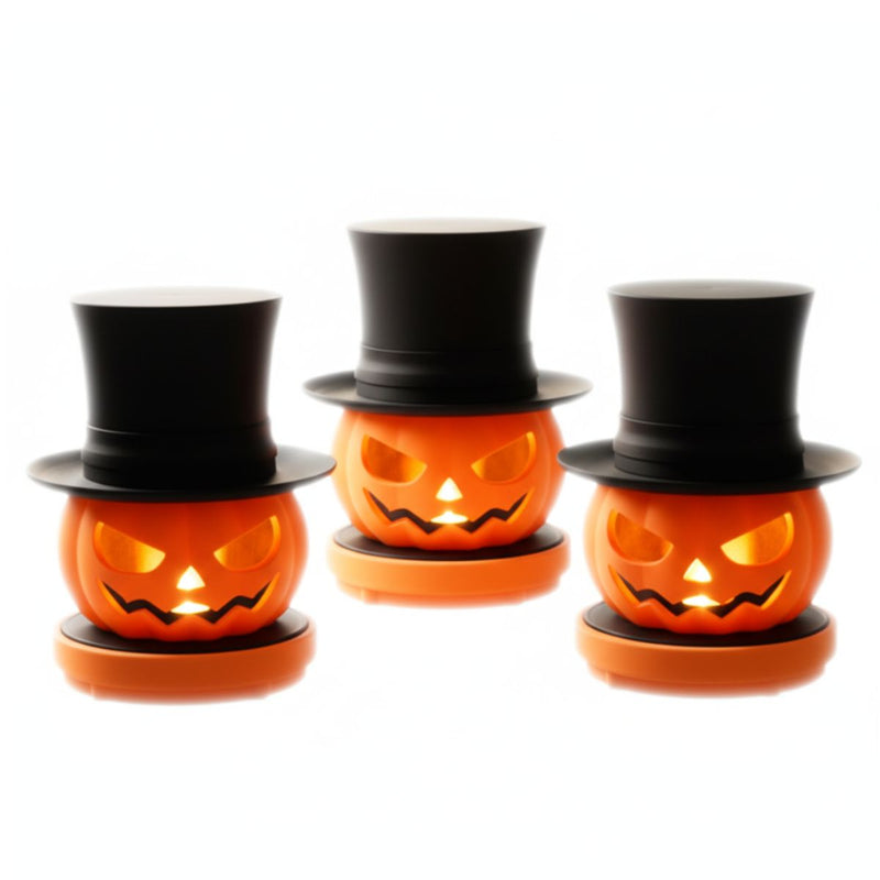 Kit Halloween Macabro 3 Abóboras Assustadoramente Divertidas