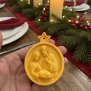 Enfeite Natal Sagrada Família Abençoada - Presépio