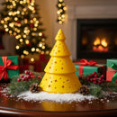 Árvore de Natal Amarelo com Vela