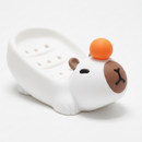 Saboneteira Capivara Branca com Drenagem