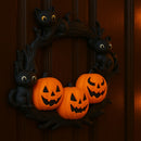 Decoração Guirlanda Gatos Halloween