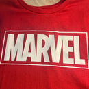 Camiseta Marvel cor vermelho 100% algodão