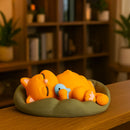 Gatinho Dormindo Fofo 3D: Decoração Perfeita para Casa!