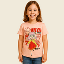 Camiseta Anya and Peanuts Rosa