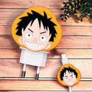 Kit Protetor De Cabo Usb E Capa Carregador Celular One Piece