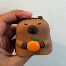 Kit Protetor De Cabo Usb E Capa Carregador Celular Capivara