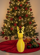 Decoração Natalina Rena - Dourada