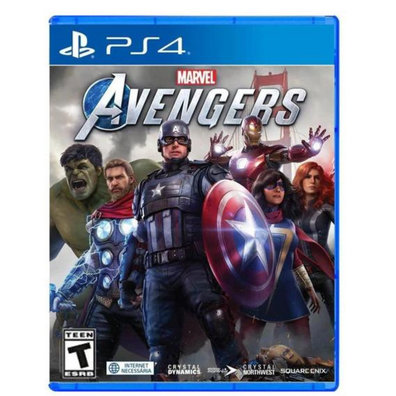 Jogo Marvel Avengers PS4 Midia Fisica