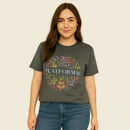 Camiseta Plataforma Harry potter cor verde 100% algodão