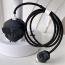 Kit Protetor De Cabo Usb E Capa Carregador Celular Caveira