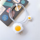 Kit Protetor De Cabo Usb E Capa Carregador Celular Desenho Fofo