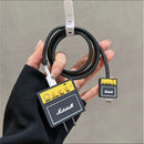 Kit Protetor De Cabo Usb E Capa Carregador Celular  Estiloso Marshall