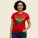 Camiseta Wonder Woman cor vermelho 100% algodão - BLM