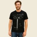 Camiseta Unissex The last of us Martelo Cor Preto 100 Algodao