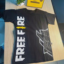 Camiseta Free Fire Mestre cor preto 100% Algodão