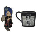 Kit Pin Naruto Shipudden  Konan e Caneca Quad Sasuke Chibi