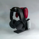 Suporte Para Controle E Headset Compativel Ps5 E Ps4 Preto