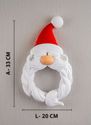 Guirlanda Decorada De Natal  33 cm Papai Noel