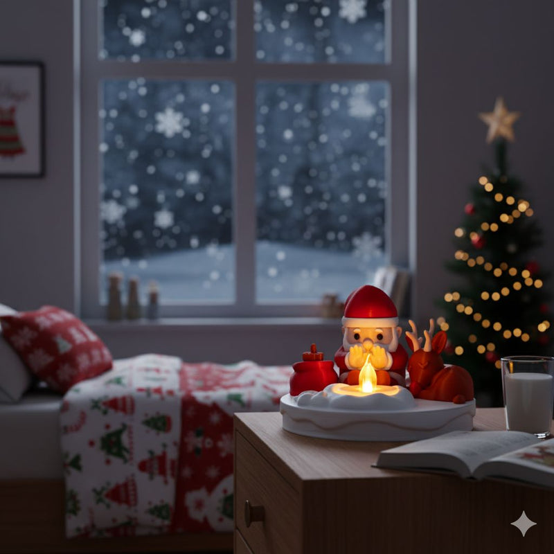 Fogueira do Papai Noel - Luminária de Mesa