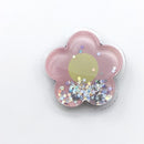 Pop Suporte 3d Dedo Apoio Selfie Celular Flower Rosa Brilho