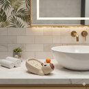 Saboneteira Capivara Bege com Drenagem