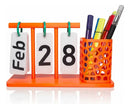 Calendário Permanente Mesa Minimalista Escritório Pla Eco